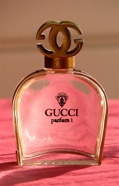 Gucci perfume tall pink bottle